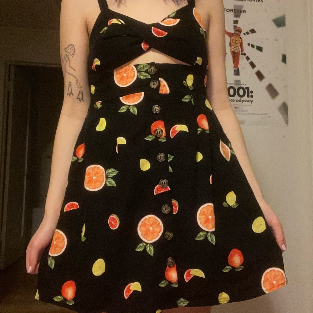 Citrus Forever 21 Dress